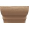 Ekena Millwork 6in. W x 4in. H x 36in. L Ridgewood Woodgrain TimberThane Rafter Tail, Primed Tan RFTUR06X04X36RIDRCPR - alternate 2